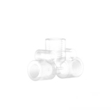 Tee Body Tefzel™ (ETFE), for 1/8" OD, .050 thru hole